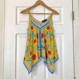 Fab’rik Scarf Patterned Flowy Top